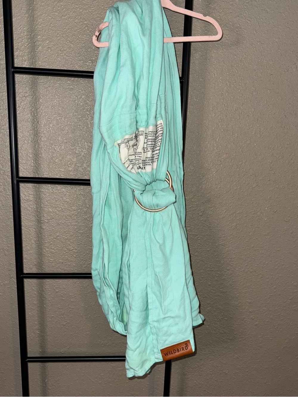 WildBird Mint Green Ring Sling Carrier